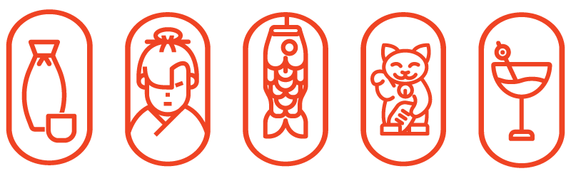 Nikkei Main Logo Orange Montréal Japonaise Péruvienne